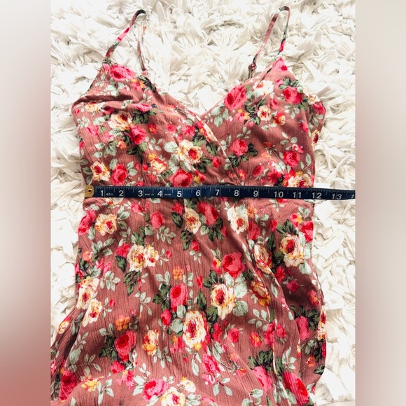 Lulus Everlasting Bliss Blush Floral Maxi Dress Size XS - Picture 12 of 14